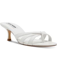 Steve Madden - Cary Strappy Kitten-heel Mule Sandals - Lyst