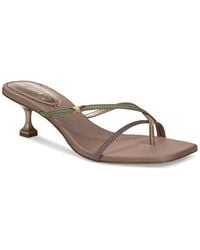 Circus by Sam Edelman - Juliet Strappy Kitten-heel Dress Sandals - Lyst