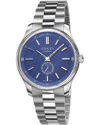 Gucci - Swiss Automatic G-timeless Stainless Steel Bracelet Watch 40mm - Lyst