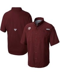 Columbia - Texas A M aggies Big Tall Tamiami Omni-shade Button-down Shirt - Lyst