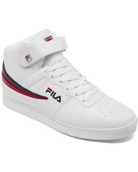 Fila - Vulc 13 Mid Plus Casual Sneakers From Finish Line - Lyst