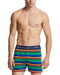 Polo Ralph Lauren - Exposed Waistband Knit Boxer Shorts - Lyst