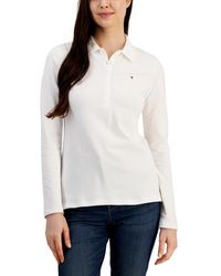 Tommy Hilfiger - Logo Long-sleeve Polo Shirt - Lyst