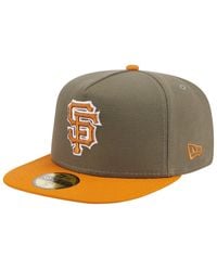 KTZ - Olive/orange San Francisco Giants Two-tone Color Pack A-frame 59fifty Fitted Hat - Lyst