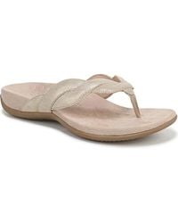 Vionic - Bella Braid Thong Sandals - Lyst