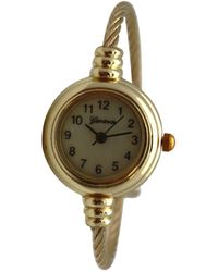 Olivia Pratt - Thin Swirl Delicate Bangle Watch - Lyst