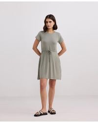 REISTOR - Drawstring Short T-shirt Dress - Lyst