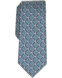 Alfani - Banks Geometric Pattern Slim Tie - Lyst