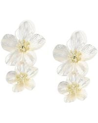 SOH - Maxi Floral Drop Earrings - Lyst
