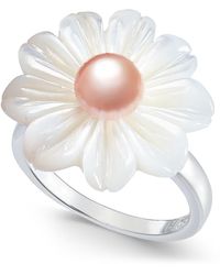 Macy's - Pink Cultured Freshwater Button Pearl (6mm - Lyst