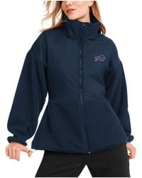 DKNY - Sport Philadelphia Eagles Drew Mixed Media Full-zip Jacket - Lyst