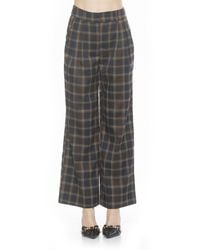Alexia Admor - Elodie Plaid Wide Leg Pants - Lyst
