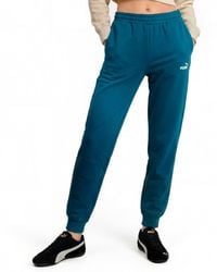 PUMA - Ess No. 1 Logo Fleece Relaxed-fit Pull-on Sweatpants - Lyst