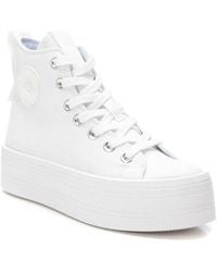 Xti - High Top Canvas Sneakers Refresh By - Lyst