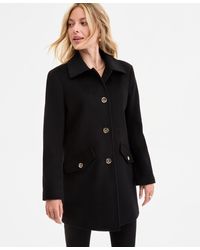 Michael Kors - Michael Collared Button-front Coat - Lyst