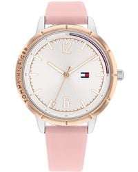 Tommy Hilfiger - Silicone Strap Watch 38mm - Lyst