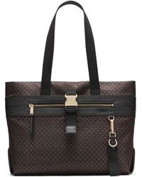 Calvin Klein - Elora Nylon Mini Signature Top Zipper Tote Bag - Lyst