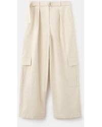 Mango - Belt Cargo Pants - Lyst