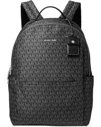 Michael Kors - Michael Sable Large Printed Signature Logo Backpack - Lyst
