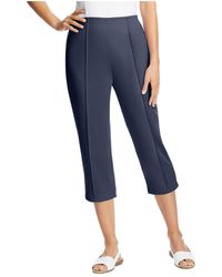 Woman Within - Plus Size The Hassle-free Soft Knit Capri - Lyst