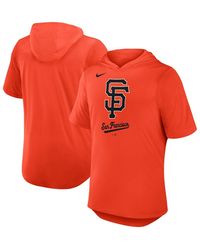 Nike - San Francisco Giants Tri-blend Performance Hoodie T-shirt - Lyst