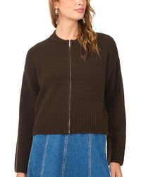 1.STATE - Mock-neck Cropped Zip Bomber Jacket - Lyst