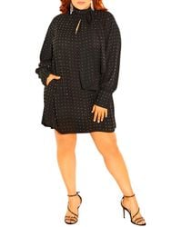 City Chic - Plus Size Nailhead Tunic Top - Lyst