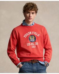 Polo Ralph Lauren - Vintage-fit Fleece Graphic Sweatshirt - Lyst