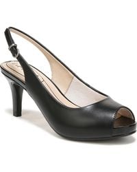 LifeStride - Teller Slingback Peep Toe Pumps - Lyst