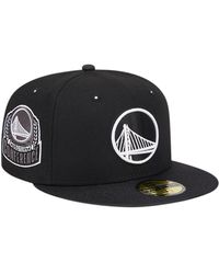 KTZ - Golden State Warriors Active Satin Visor 59fifty Fitted Hat - Lyst