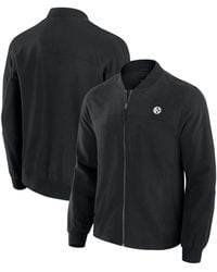 J. Palmer - Pittsburgh Steelers Lightweight Cover-4 Tri-blend Full-zip Jacket - Lyst