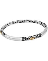 DEVATA - Bali Filigree Bangle Bracelet - Lyst
