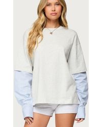 Edikted - Tailor Oversized Layered Top - Lyst