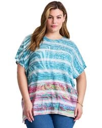 Avenue - Plus Size Lightweight Dolman Sweater - Lyst