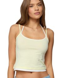 Edikted - Roya Layered Halter Tank Top - Lyst