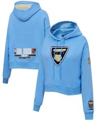 Pro Standard - Southern University Jaguars 2023 Nba All-star Game X Hbcu Classic Chenille Crop Pullover Hoodie - Lyst