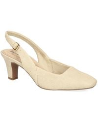 Easy Street - Ritsa Square Toe Slingback Pumps - Lyst