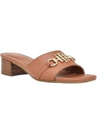 Tommy Hilfiger - Pippe Stacked Heel Slide-on Sandals - Lyst