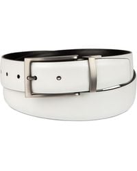 Calvin Klein - Two-in-one Feather Edge Reversible Dress Belt - Lyst