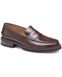 Johnston & Murphy - Donnell Leather Penny Loafers - Lyst