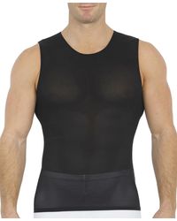 Instaslim - Big & Tall Power Mesh Compression Sleeveless Crewneck Shirt - Lyst