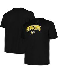 Profile - Pittsburgh Penguins Big And Tall Arch Over Logo T-shirt - Lyst