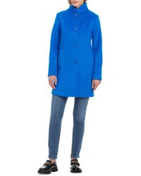 Kate Spade - Single-breasted Stand-collar Coat - Lyst