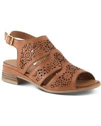 Spring Step - Plasma Slingback Sandal Floral - Lyst