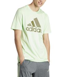 adidas - Essentials Short Sleeve Logo Graphic T-shirt - Lyst