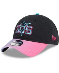 KTZ - Black/pink Miami Marlins 2025 City Connect 9twenty Adjustable Hat - Lyst