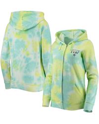 KTZ - Chicago Cubs Tie-dye Full-zip Hoodie - Lyst