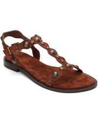 Ash - Phanny Round Toe Flat Sandals - Lyst
