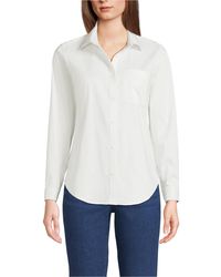 Lands' End - Cooling Button Front Shirt - Lyst