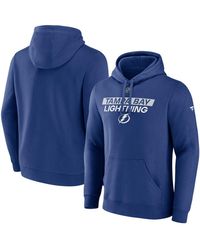 Fanatics - Tampa Bay Lightning Authentic Pro Core Primary Fleece Pullover Hoodie - Lyst
